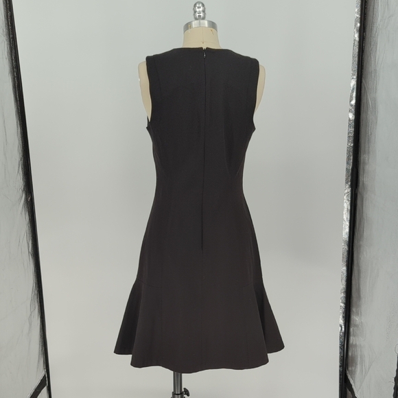 Banana Republic Bi Stretch A Line Dress Black 10 preppy Business casual classic - Picture 2 of 5